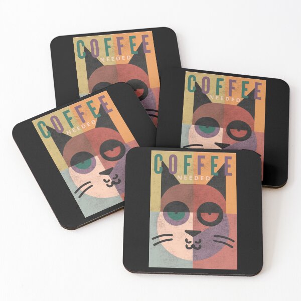 Item preview, Coffee Needed Cat Design 2024 Coffee Cats Lovers designed and sold by MarsLights.