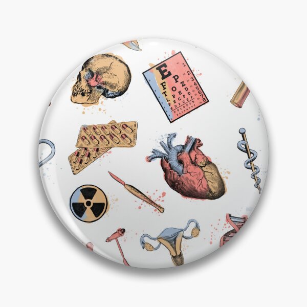Item preview, Medical symbols for doctors and healthcare workers, pastel watercolor designed and sold by Drawmecute.