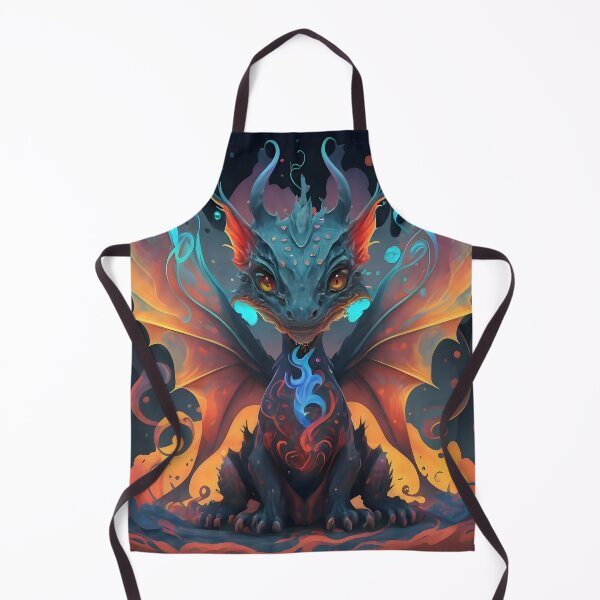 Item preview, Mystic Ember Guardian: Dragon in Fiery Enchantment designed and sold by DragonRealms.