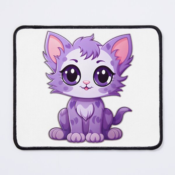 Item preview, Enchanted Purple Cat - Feline Sweetness designed and sold by Crea-Designer.