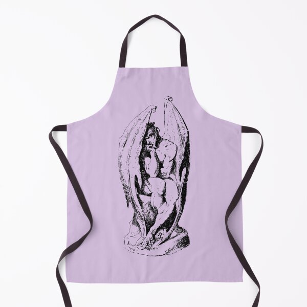 Item preview, Satan as 19th-Century Pensive Sculpture Sketch designed and sold by Twisted Kids.