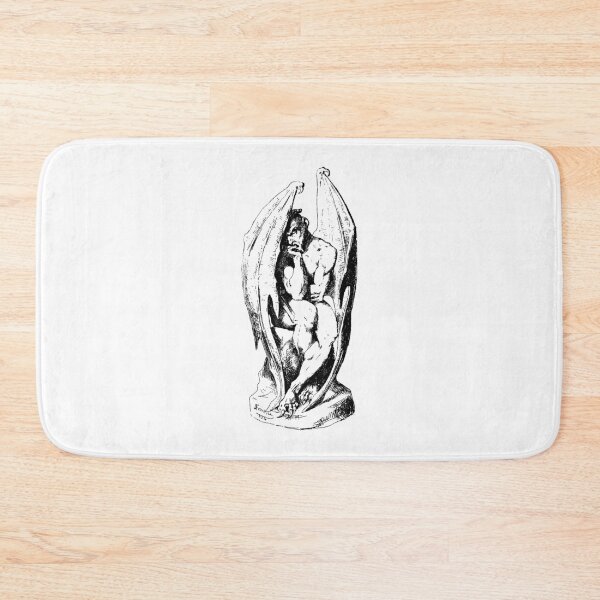Item preview, Satan as 19th-Century Pensive Sculpture Sketch designed and sold by Twisted Kids.