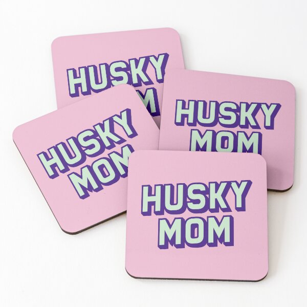 Aperçu de l'œuvre Cadeau de bubble-gum de plage rétro Husky Mom créée et vendue par Guarddogdrive.