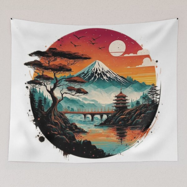 Item preview, Japanese landscape designed and sold by Gizabella.