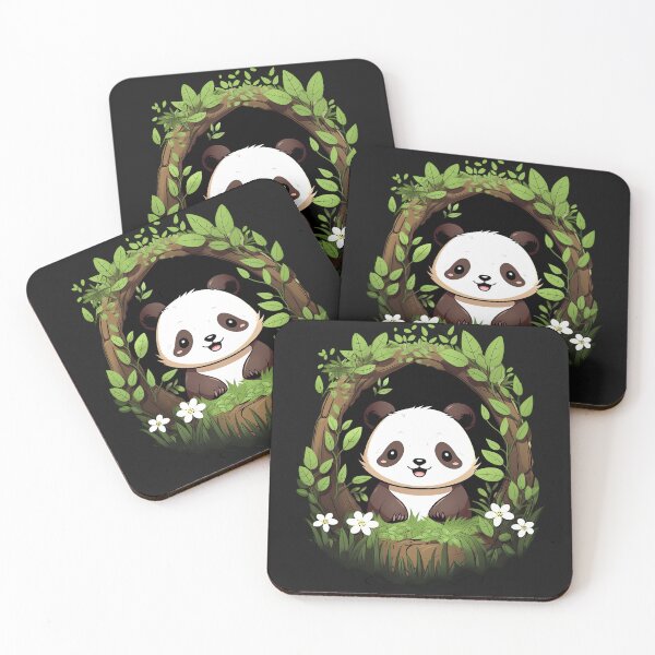 Item preview, Cute Panda in the Forest designed and sold by hermeneutic.
