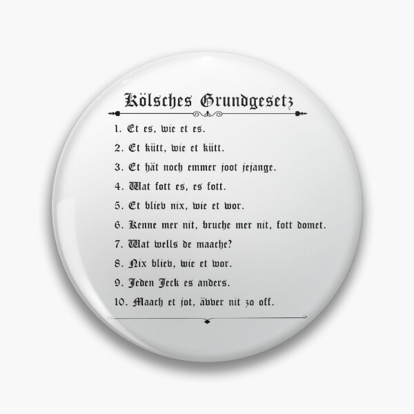 Artikelvorschau, Kölsches Grundgesetz entworfen und verkauft von LayersDesign.
