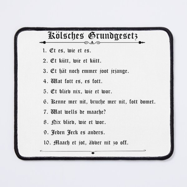Item preview, Cologne Basic Law designed and sold by LayersDesign.