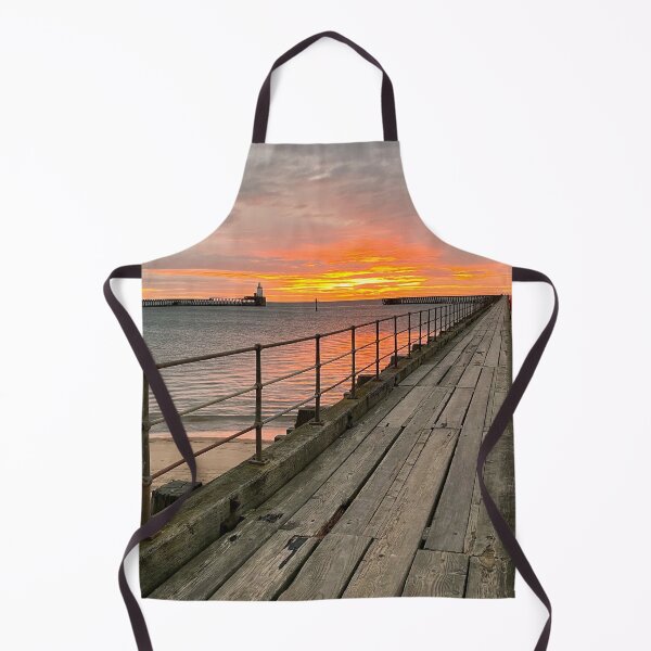 Item preview, December sunrise over the Old Wooden Pier designed and sold by Violaman.