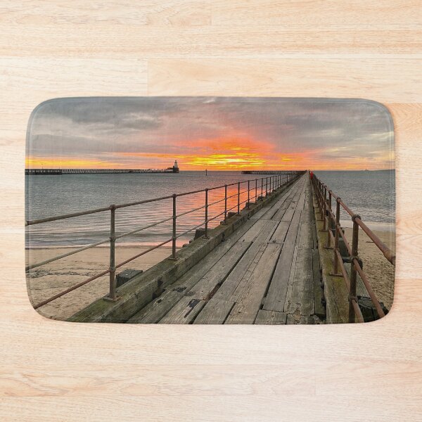 Item preview, December sunrise over the Old Wooden Pier designed and sold by Violaman.
