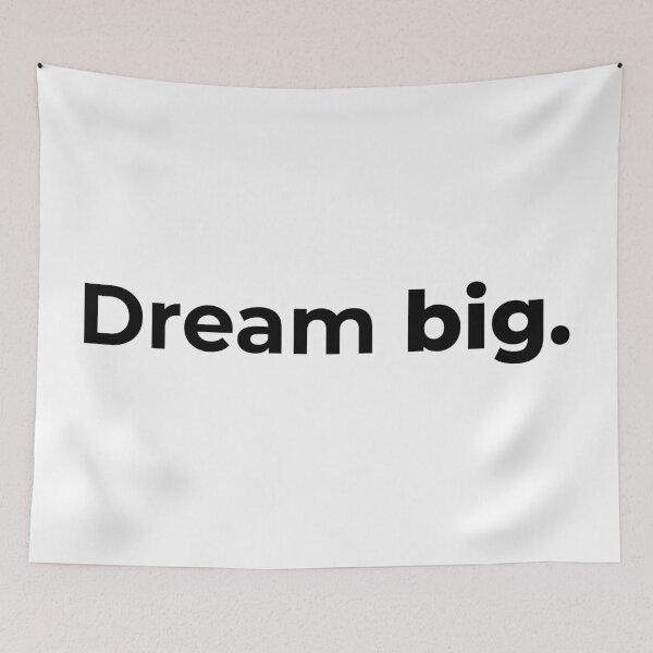 Item preview, Dream Big. Quote designed and sold by OlyaMolli.