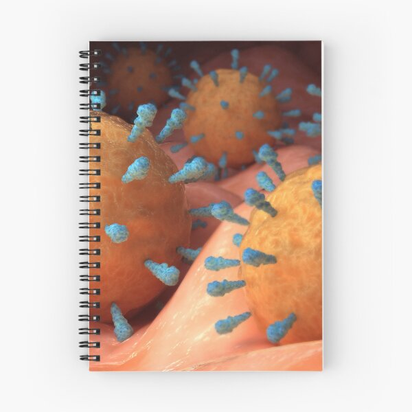 Item preview, STK701656H-Rubeola measles virus on surface. designed and sold by StocktrekImages.