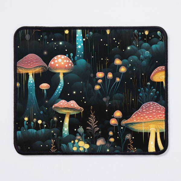 Item preview, Luminous Mushrooms 2 designed and sold by sixblackroses.