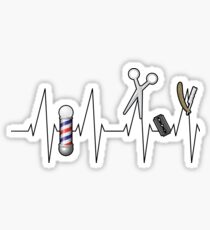 Barber Heartbeat Gift Sticker