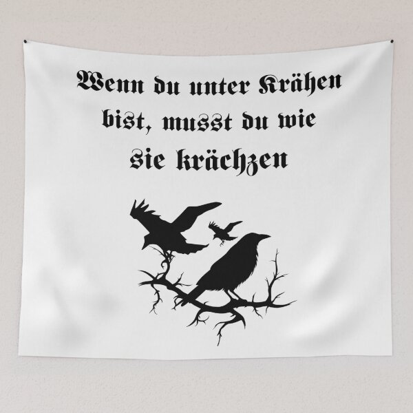 Item preview, When you come among crows, you must caw like them designed and sold by Visual Arts Sławomir Grzanek.