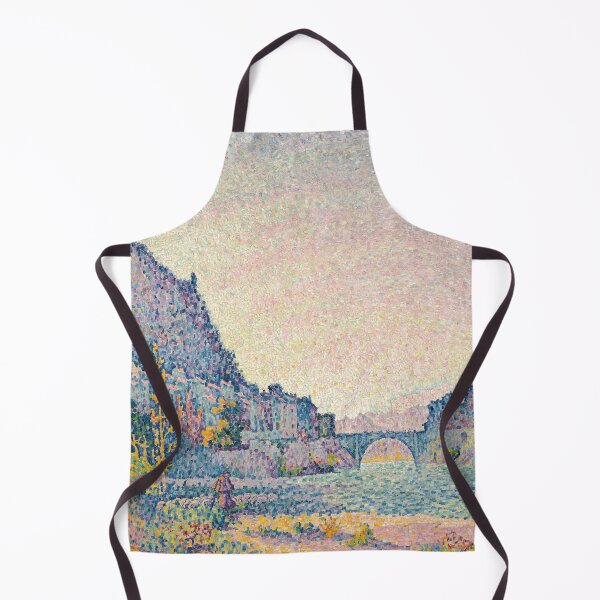 Item preview, Vintage Paul Signac Sisteron Painting 1902 - Impressionist Art Masterpiece designed and sold by Under-TheTable.