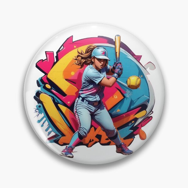 Item preview, Softball Swagger: Game-Ready Charm designed and sold by Misterpng.