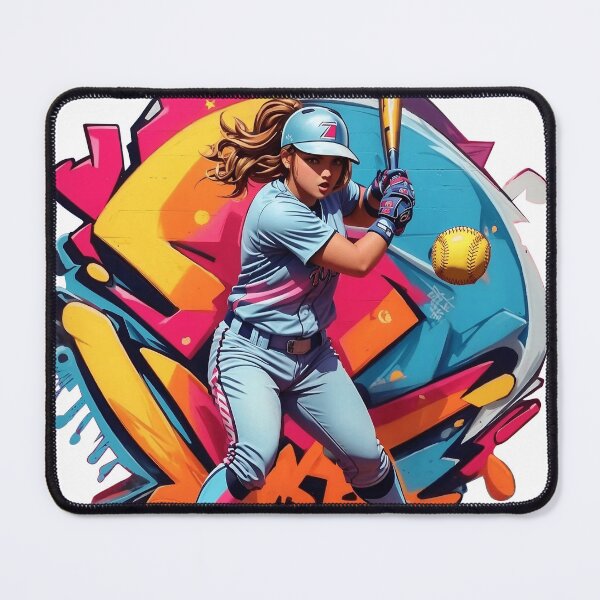 Item preview, Softball Swagger: Game-Ready Charm designed and sold by Misterpng.
