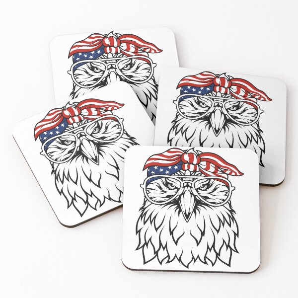 Artikelvorschau, American Eagle Bandana mit Sonnenbrille entworfen und verkauft von DigitalByEb.