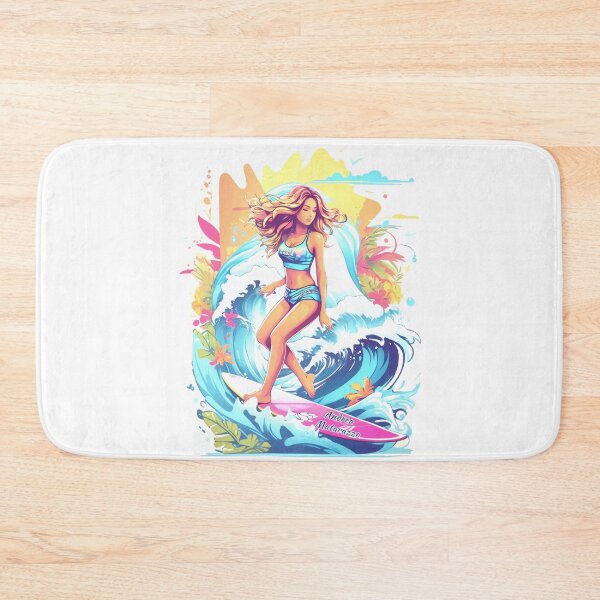 Item preview, Girl surfing in the waves designed and sold by Andrea Matarazzo.