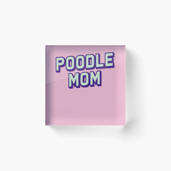 Item preview, Poodle Mom Retro Beach Bubble Gum Gift  designed and sold by Guarddogdrive.