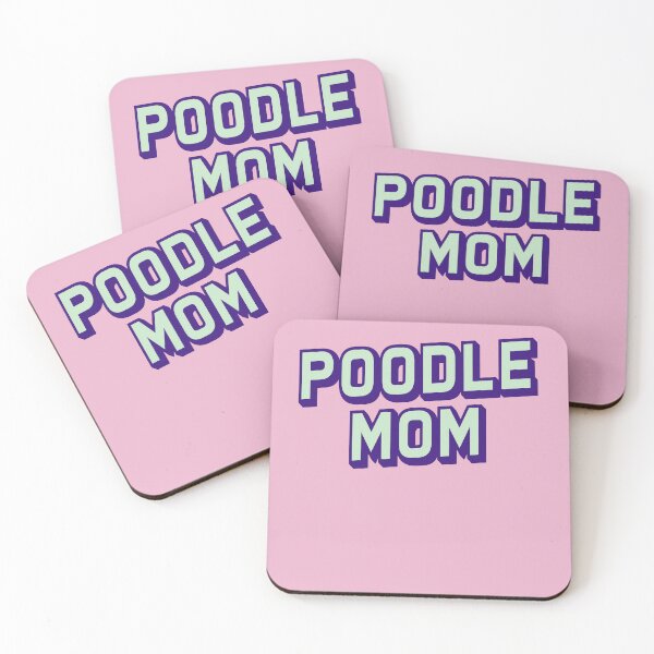 Item preview, Poodle Mom Retro Beach Bubble Gum Gift  designed and sold by Guarddogdrive.