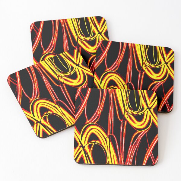 Item preview, Vibrant Radiant Neon Hues Pattern designed and sold by Health And Fitness Posts e-Store.