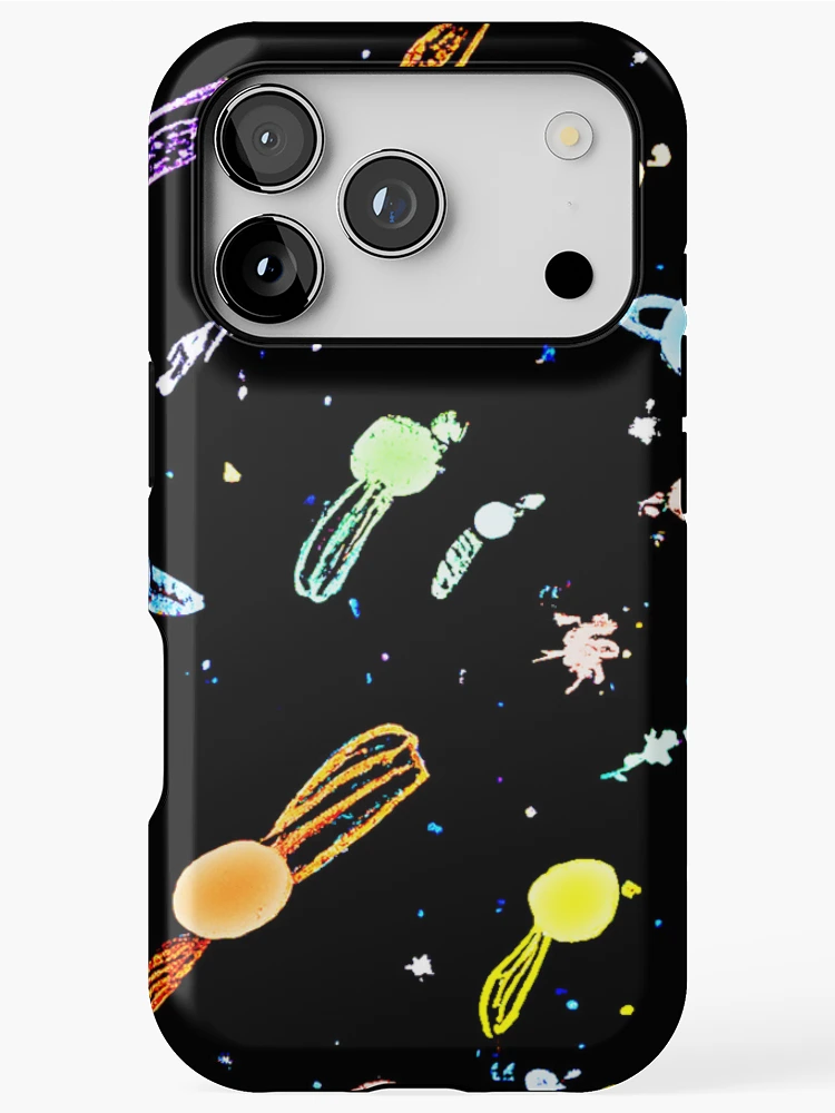 Thumbnail 1 of 4, iPhone Case, Colorful Cosmic Celestial Splendor Pattern designed and sold by Health And Fitness Posts e-Store.