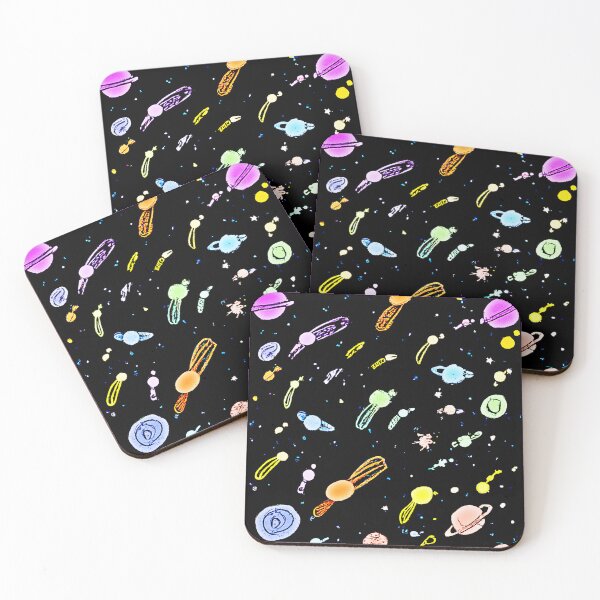 Item preview, Colorful Cosmic Celestial Splendor Pattern designed and sold by Health And Fitness Posts e-Store.