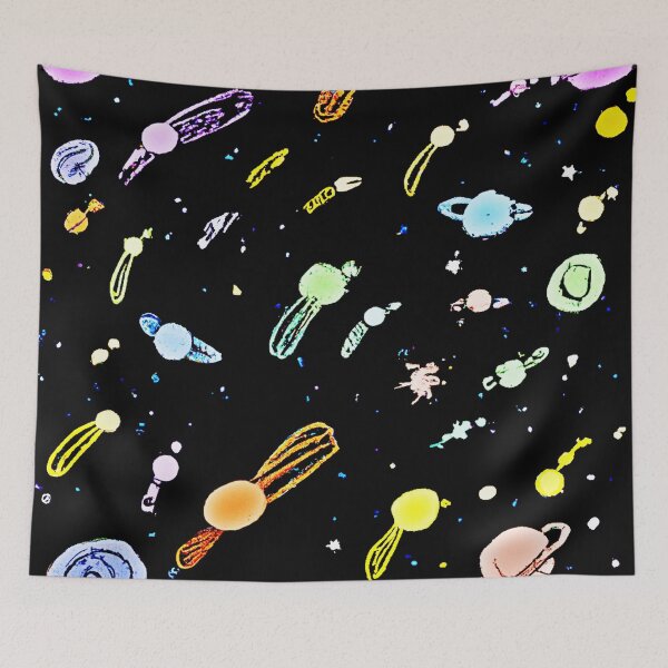 Item preview, Colorful Cosmic Celestial Splendor Pattern designed and sold by Health And Fitness Posts e-Store.