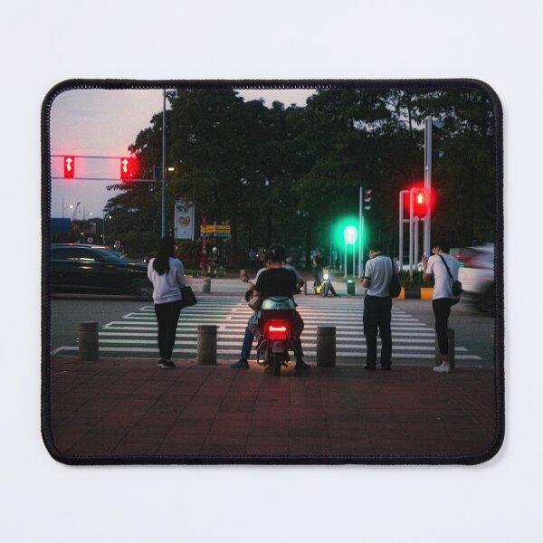 Item preview, Sunset Commute: Urban Crossing at Day's End designed and sold by infinara.