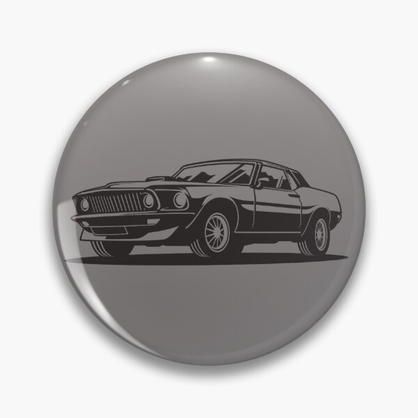 Item preview, Vintage Mustang Minimalistic Illustration designed and sold by DecarYourself.