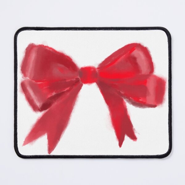 Item preview, watercolor red bow  designed and sold by Rosamint.