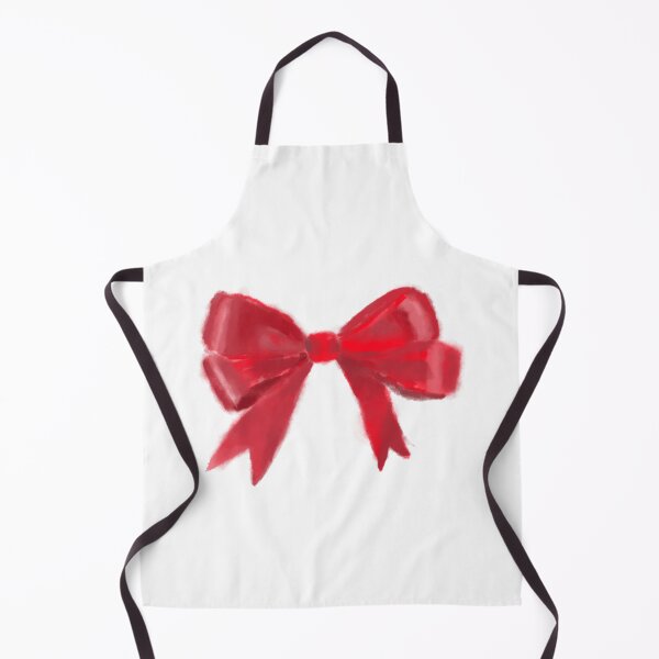 Item preview, watercolor red bow designed and sold by Rosamint.