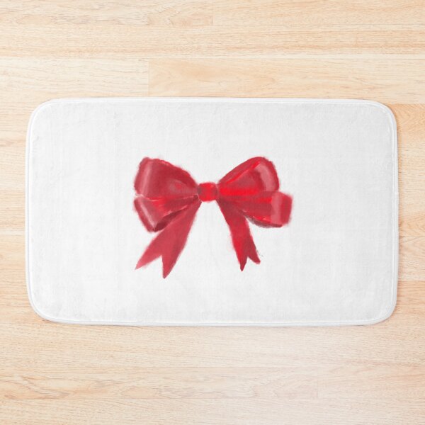 Item preview, watercolor red bow  designed and sold by Rosamint.