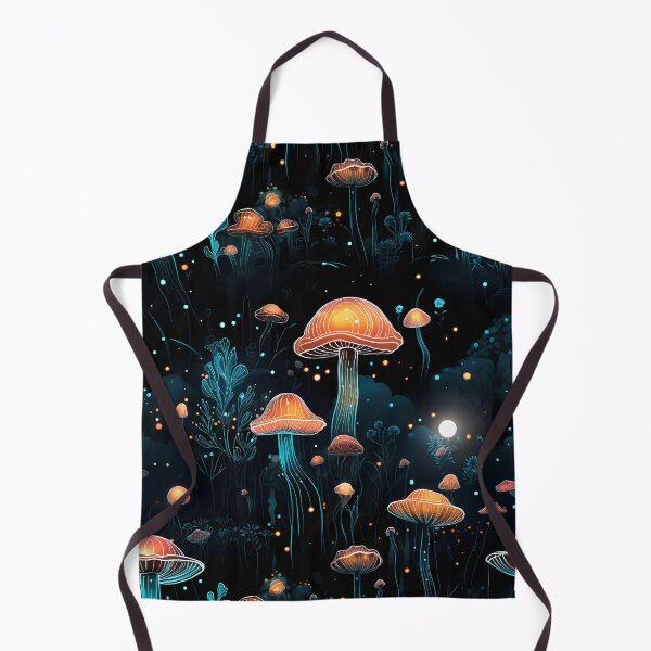 Item preview, Luminous Mushrooms 4 designed and sold by sixblackroses.
