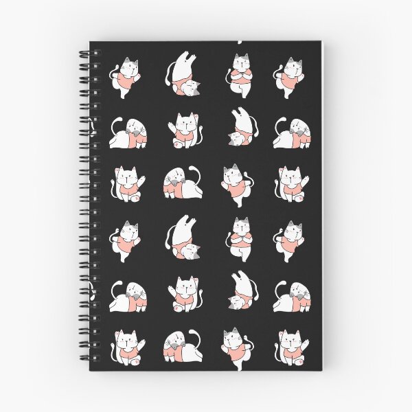 Item preview, 6 Cute Cat Yoga - Cat and Yoga Lovers - Meowmaste designed and sold by patternjp.
