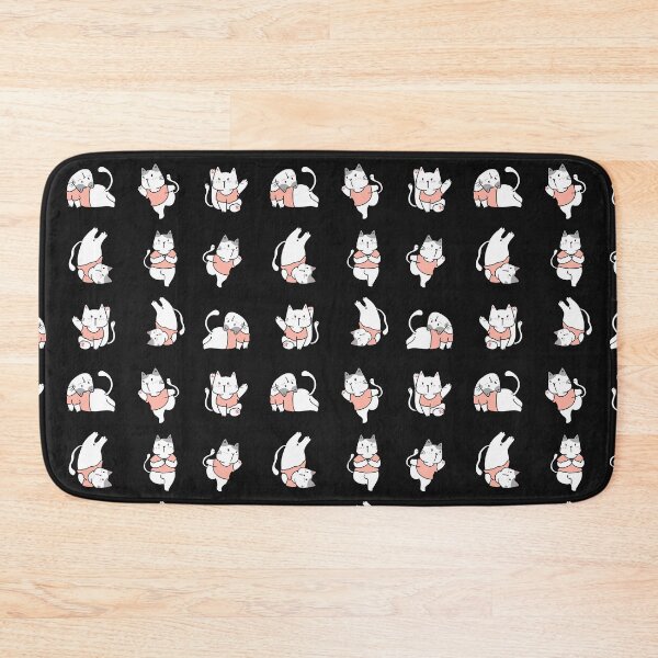 Item preview, 6 Cute Cat Yoga - Cat and Yoga Lovers - Meowmaste designed and sold by patternjp.