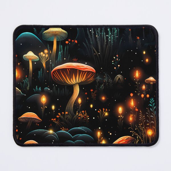 Item preview, Luminous Mushrooms 5 designed and sold by sixblackroses.