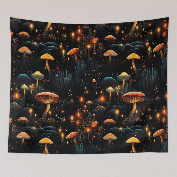Item preview,  Luminous Mushrooms 5 designed and sold by sixblackroses.