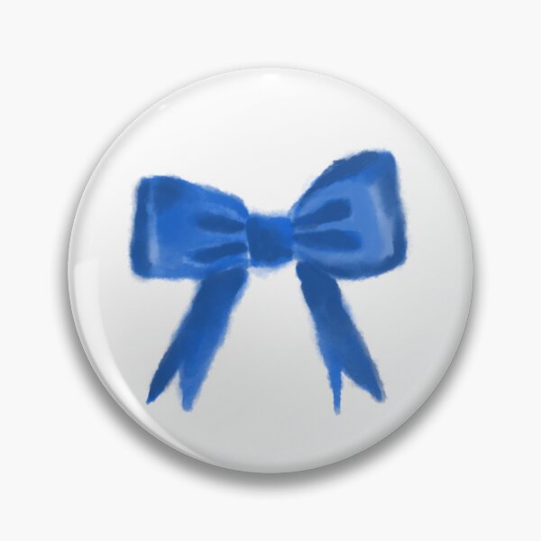Item preview, watercolor blue bow  designed and sold by Rosamint.