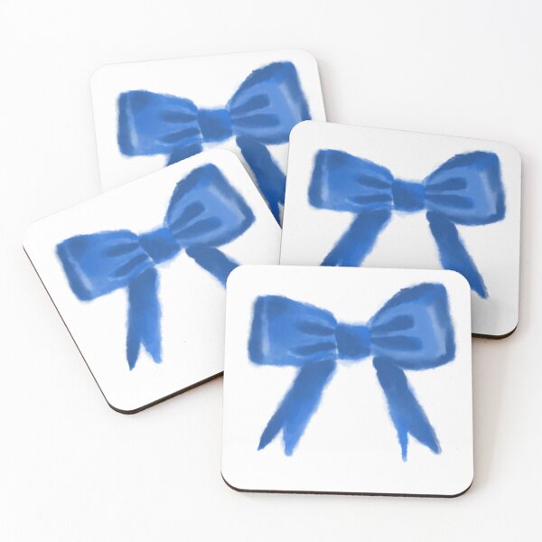 Item preview, watercolor blue bow  designed and sold by Rosamint.