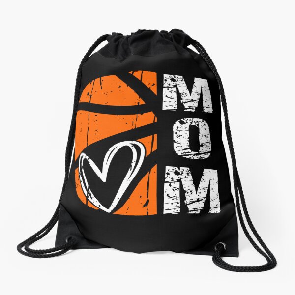 Basketball Mom Drawstring Bag