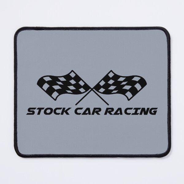 Item preview, Stock Car Racing chequered flag logo black - Cayzer Racing designed and sold by cayzerracing.