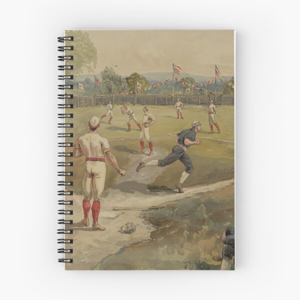 Artikelvorschau, Vintage-Malerei eines Baseball-Spiels (1887) entworfen und verkauft von BravuraMedia.
