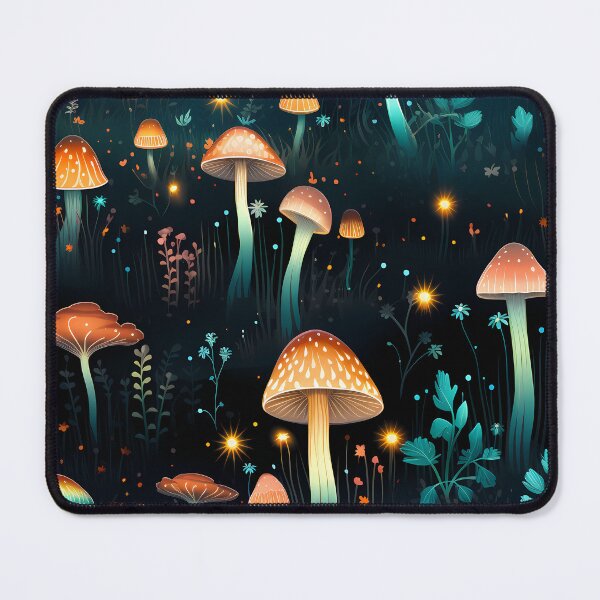 Item preview, Luminous Mushrooms 7 designed and sold by sixblackroses.
