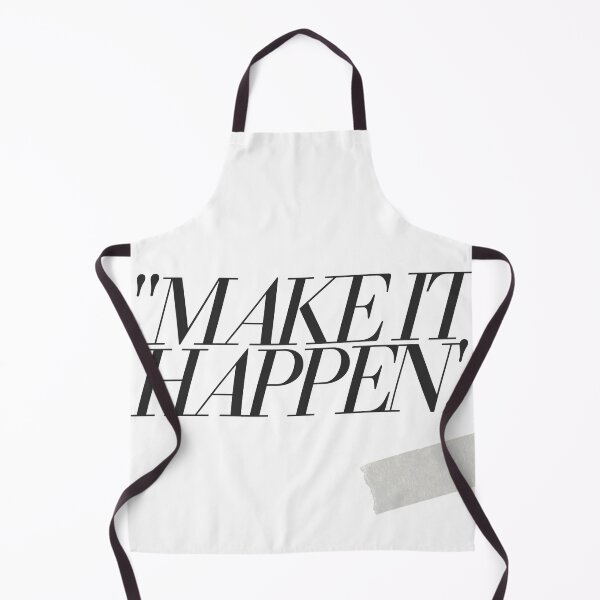 Item preview, "Make it happen." Motivational Quote designed and sold by Bananobanini.