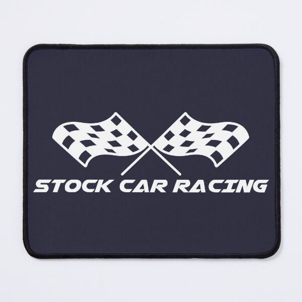 Item preview, Stock Car Racing with chequered flag, white designed and sold by cayzerracing.
