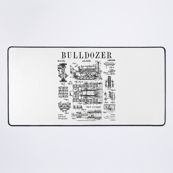 Item preview, Bulldozer Driver Heavy Equipment Operator Vintage Patent designed and sold by GrandeDuc.
