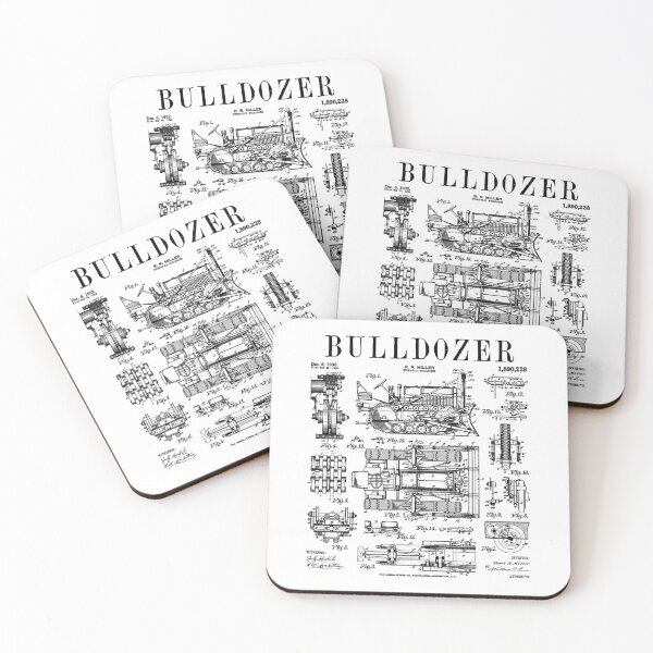 Item preview, Bulldozer Driver Heavy Equipment Operator Vintage Patent designed and sold by GrandeDuc.