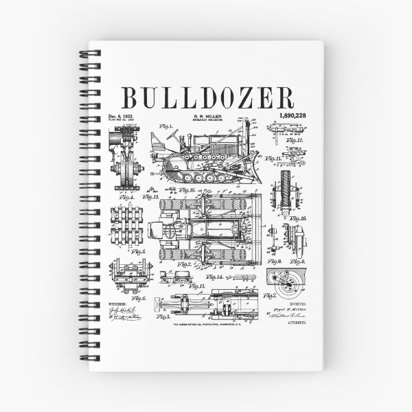 Item preview, Bulldozer Driver Heavy Equipment Operator Vintage Patent designed and sold by GrandeDuc.